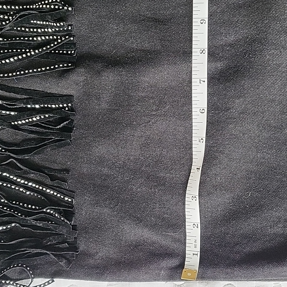 Zara Fringe Jean jacket size M - Picture 12 of 17